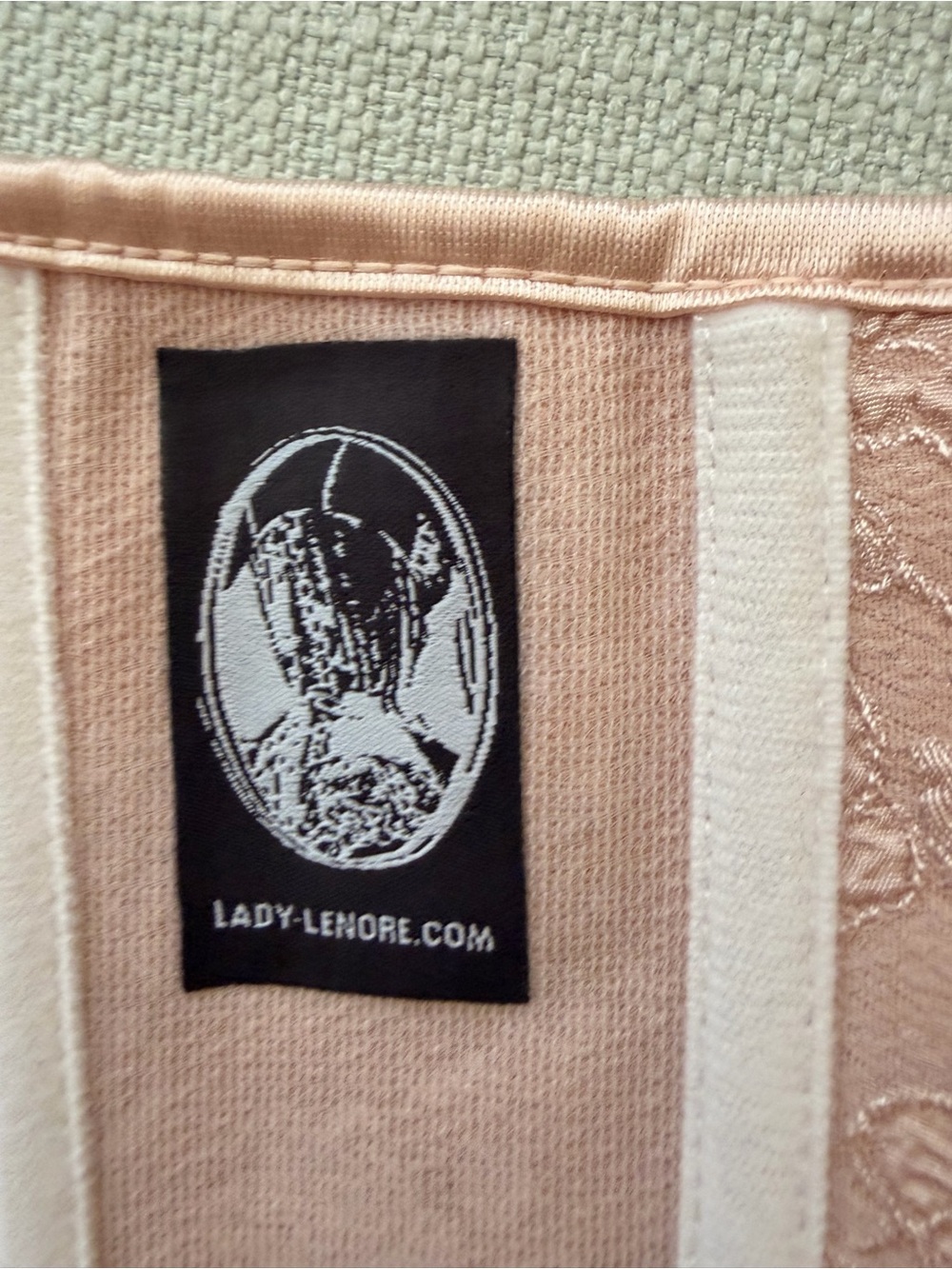Vintage Lady Lenore Blush Pink Lace Corset Bustier Top Y2K - Picture 6 of 6